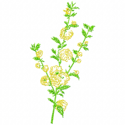 Flowers And Tree Embroidery Design 2 Flowers And Tree Embroidery Design 2